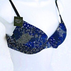 Tahari Laser Cut Lines Push Up T-shirt Bra 36C